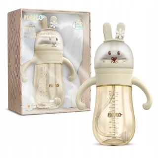 NENO MIO KRÉM INOVATÍVNY hrnček, FĽAŠA S VÁŽENÝM SLAMKOU, 300ml
